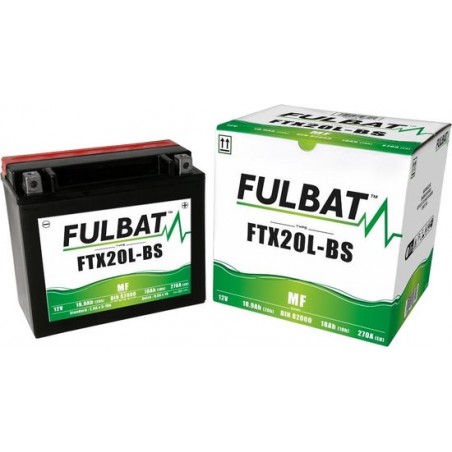 "FULBAT FTX20L-BS MOTOR ACCU "