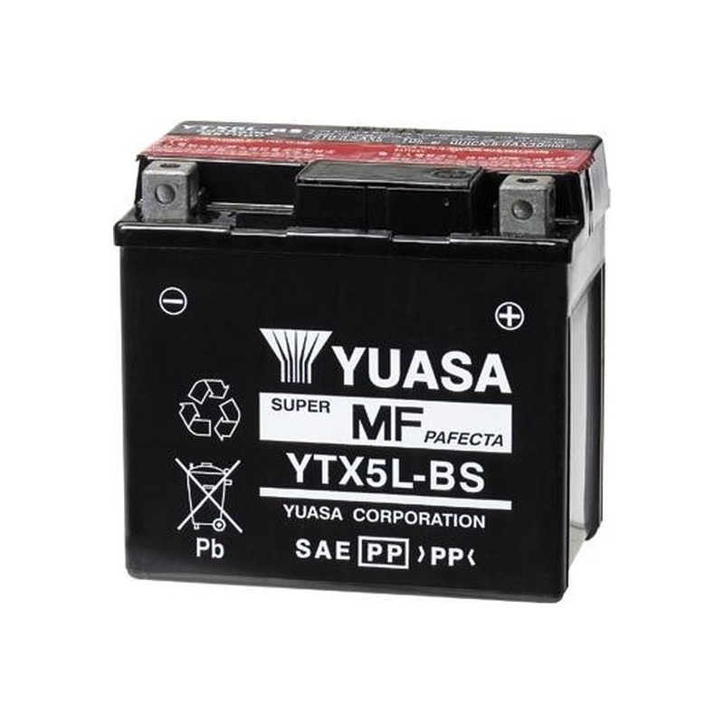 Yuasa Ytx5L-Bs Motoraccu 12 V 4 Ah N/A