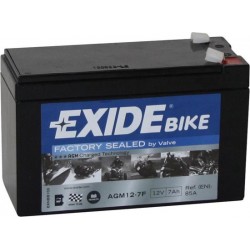 "EXIDE AGM12-7F MOTORCYCLE BATTERY "