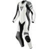DAINESE KILLALANE PERFORATED LADY PEARL WIT CHARCOAL GRIJS ZWART 1-DELIG MOTORPAK 46