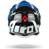 Airoh Aviator Ace Kybon Blue Red Gloss Motocross Crosshelm - Motorhelm - Maat L