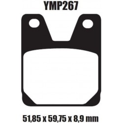 Motor remblokken achterzijde Yamaha YZF-R1 1998 - 2001 YZF 1000 R1 YMP267 remblok rem achter