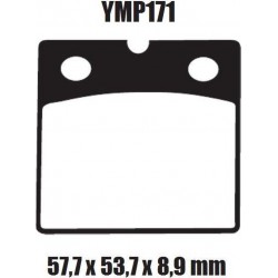 Motor remblokken voorzijde BMW K 100 1988 - 1991 K100 diverse uitvoeringen YMP171 remblok rem voor