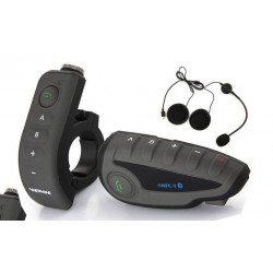 v8 5 rijders groepsgesprek bluetooth intercom headset + remote controlle