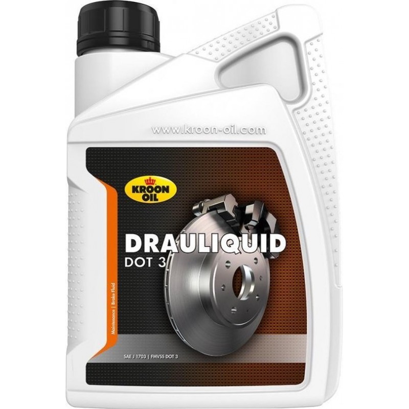 Kroon Oil Remvloeistof Drauliquid Dot3 1 Liter