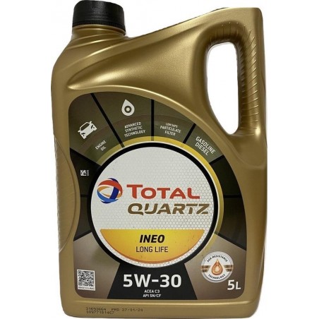 Total Quartz Ineo Longlife 5W-30 - Motorolie - 5L
