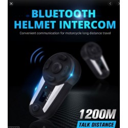 NIEUW T20S / V6 Pro Bluetooth LCD motor intercom interphone headset 1200meter 1 module