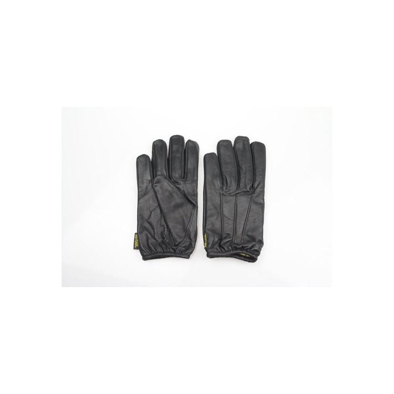 Classic kevlar lined leren handschoenen zwart | maat L