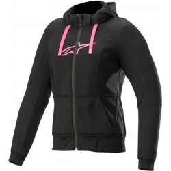 Alpinestars Stella Chrome Sport hoodie zwart/roze