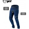 JET - Motorbroek Spijkerboek - Kevlar Safety Broeken Aramide gevoerd CE - Protectie Stretch Panels Tech Pro (Blauw, W 36 L 34)